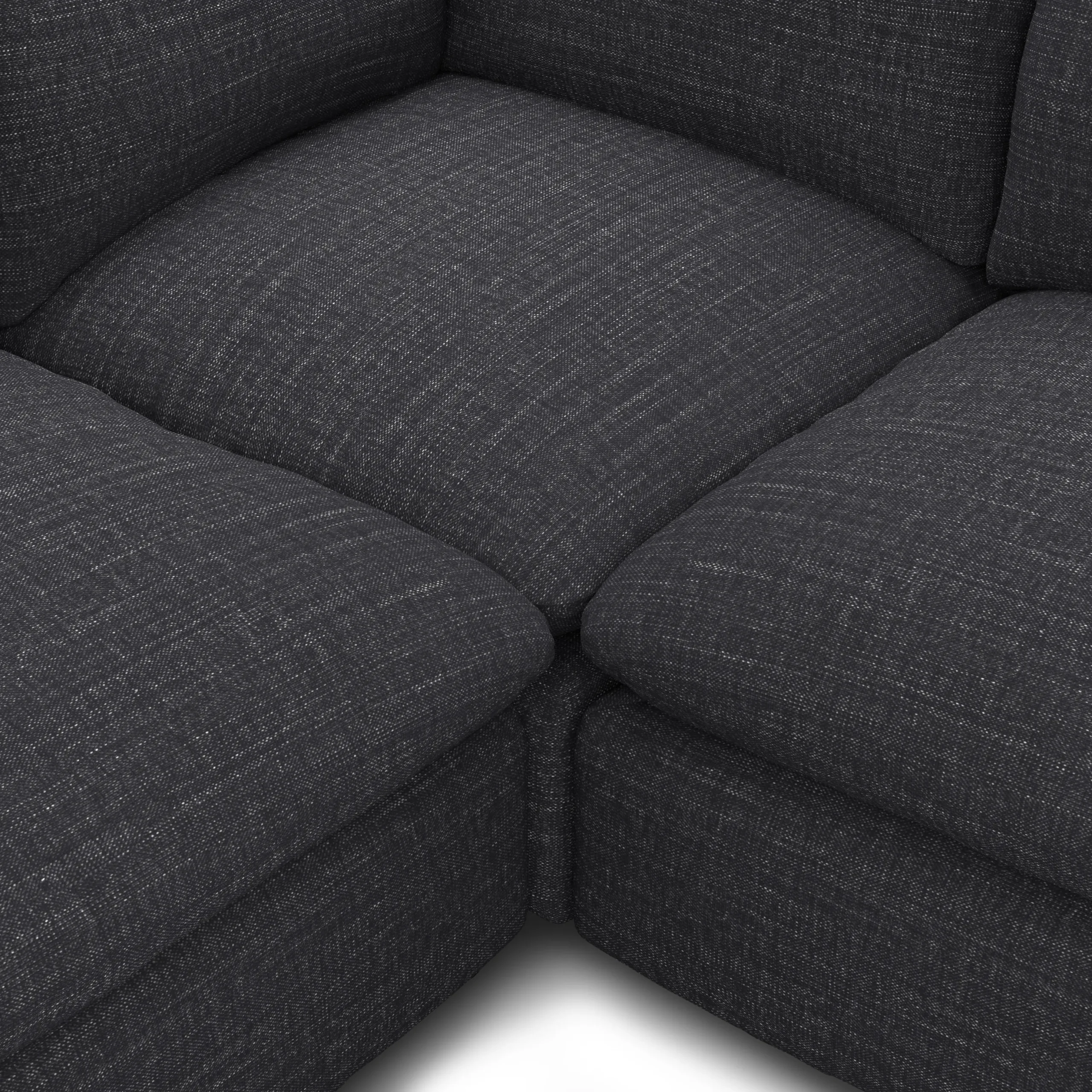 Leigh 126_ Modular L Sectional - Napa Charcoal - Image 9