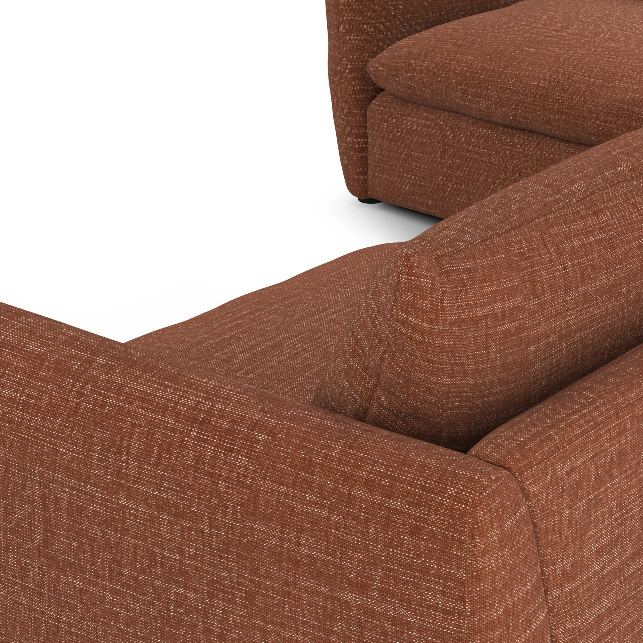 Leigh 126_ Modular L Sectional - Napa Rust - Image 9