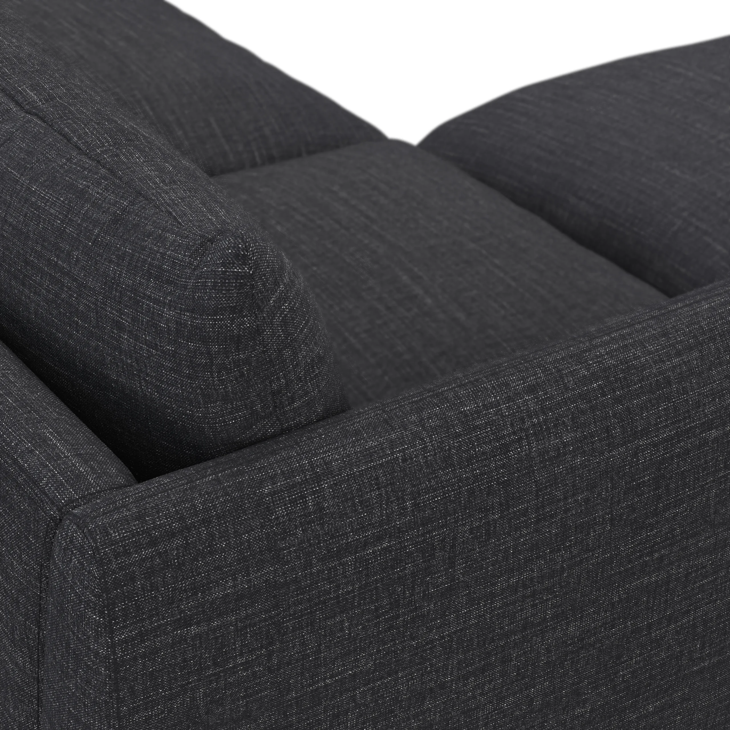 Leigh 131.5_ Modular Sectional - Napa Charcoal - Image 9