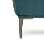 Abisko 42.5_ Velvet Lounge Chair - Plush Pacific Blue