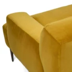 Abisko 42.5_ Velvet Lounge Chair - Plush Yarrow Gold