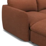 Leigh 131.5_ Modular Sectional - Napa Rust