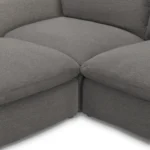 Leigh 131.5_ Modular Sectional - Silver Gray