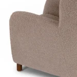 Archie 31.5_ Lounge Chair - Short Shearling Taupe