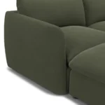 Bavel 28.5_ Leather Lounge Chair - Charme Green