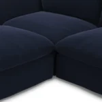 Leigh 131.5_ Velvet Modular Sectional - Hale Ink