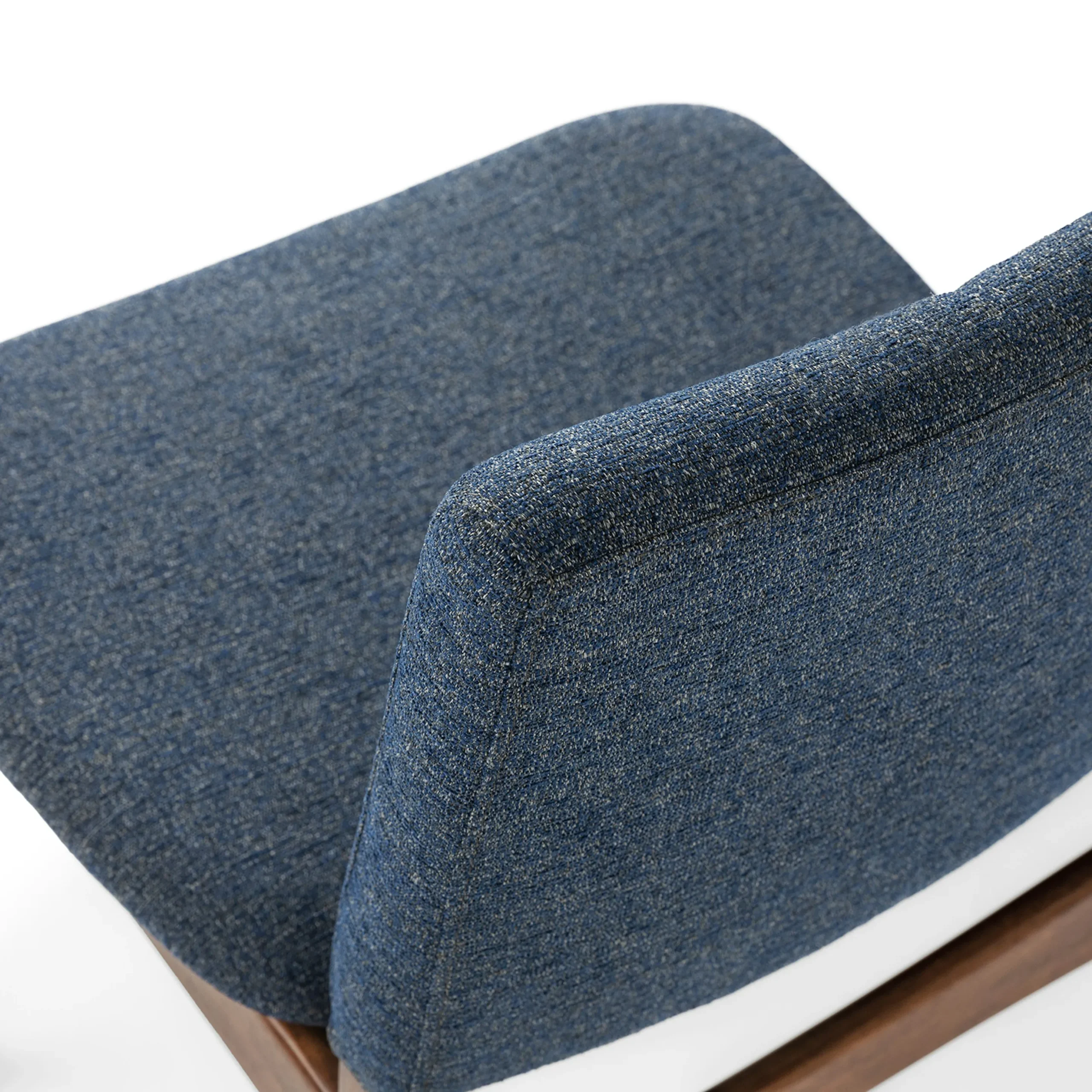 Nosh Dining Chair - Walnut and Denim Blue - Image 9