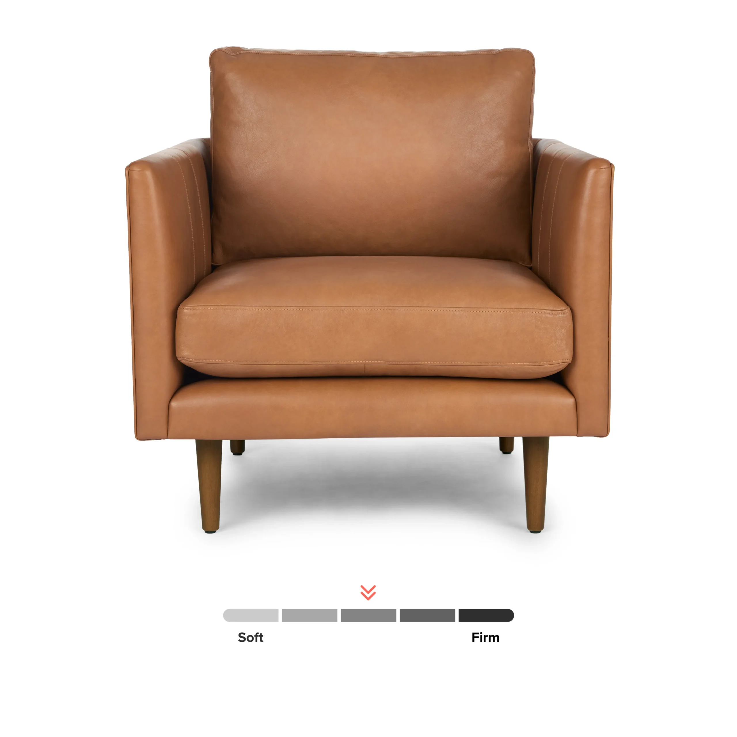 Burrard 32_ Leather Lounge Chair - Bella Caramel - Image 12