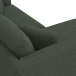 Marina 80_ Reversible Storage Sectional - Green Wool Bouclé