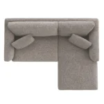 Marina 80_ Reversible Storage Sectional - Hestia Gray