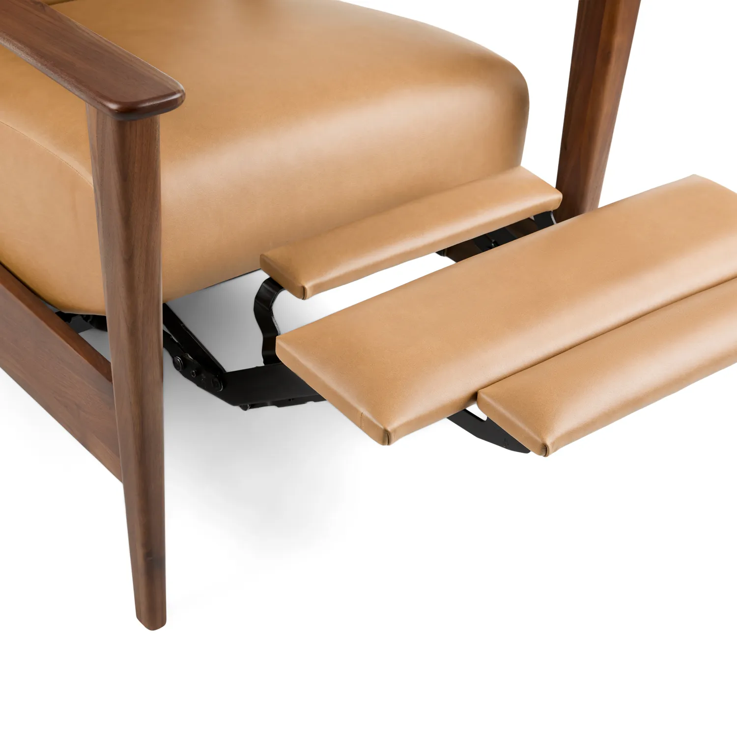 Ellow 28.5_ Leather Reclining Lounge Chair - Charme Tan - Image 8
