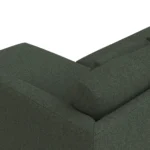 Marina 90_ Reversible Storage Sectional - Green Wool Bouclé