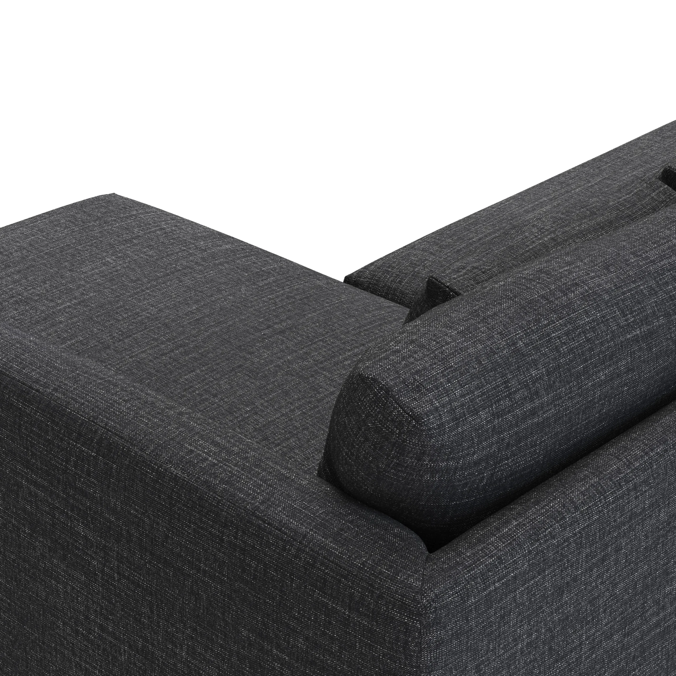Marina 90_ Reversible Storage Sectional - Napa Charcoal - Image 9