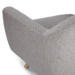 Gabriola 34_ Lounge Chair - Dover Gray Bouclé