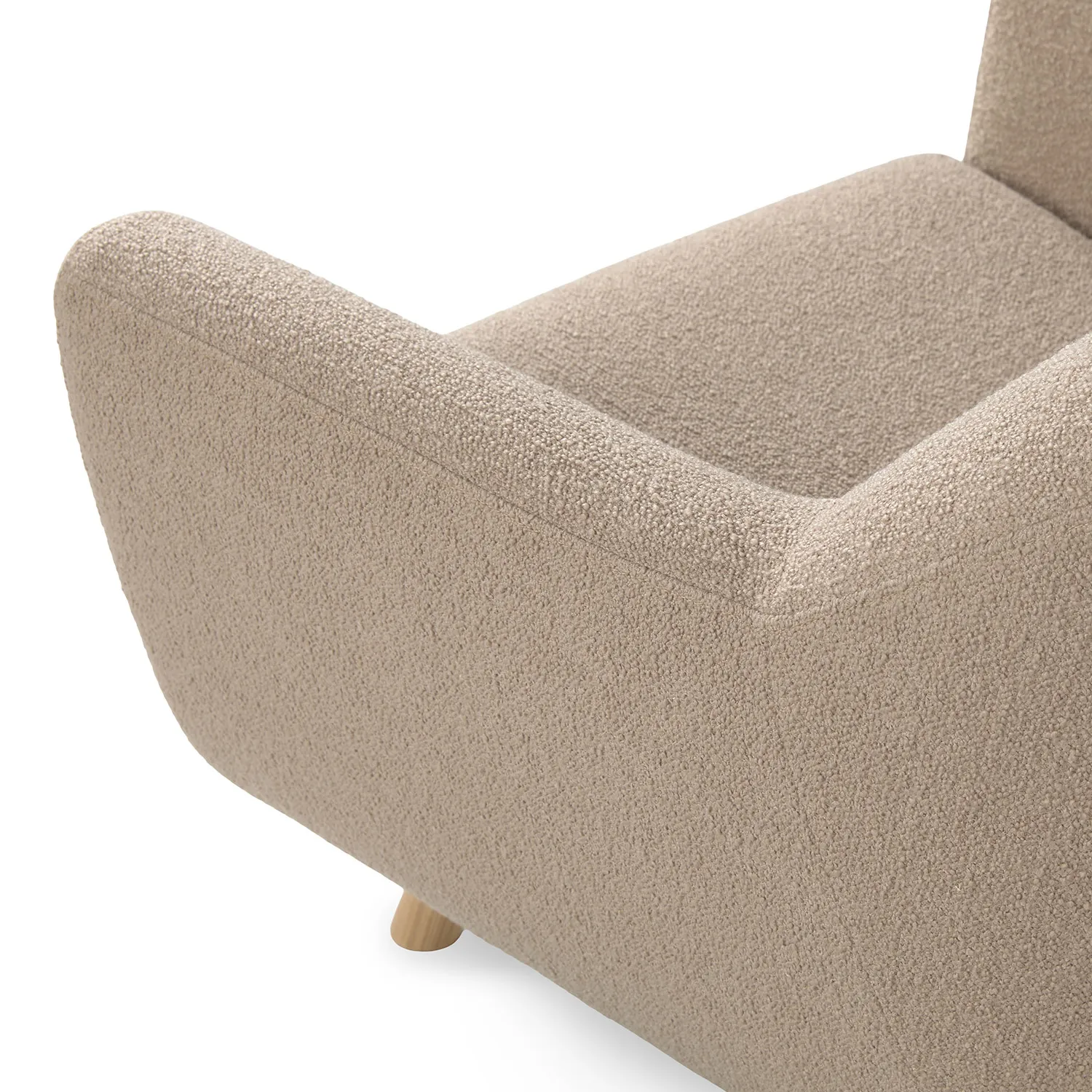 Gabriola 34_ Lounge Chair - Sandstone Wool Bouclé - Image 6