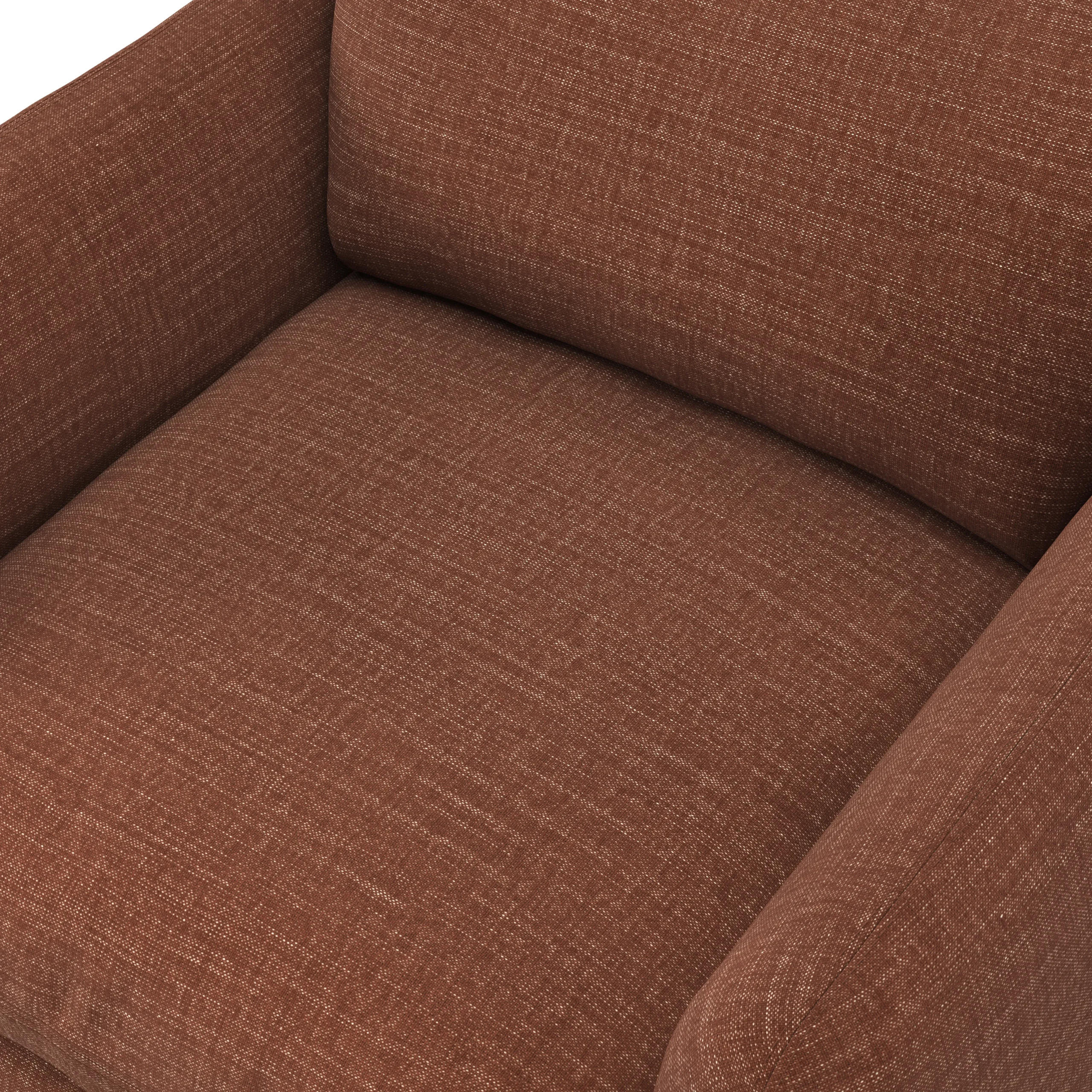 Leigh 42_ Lounge Chair - Napa Rust - Image 5