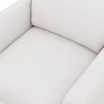 Leigh 42_ Lounge Chair - Silver Ivory