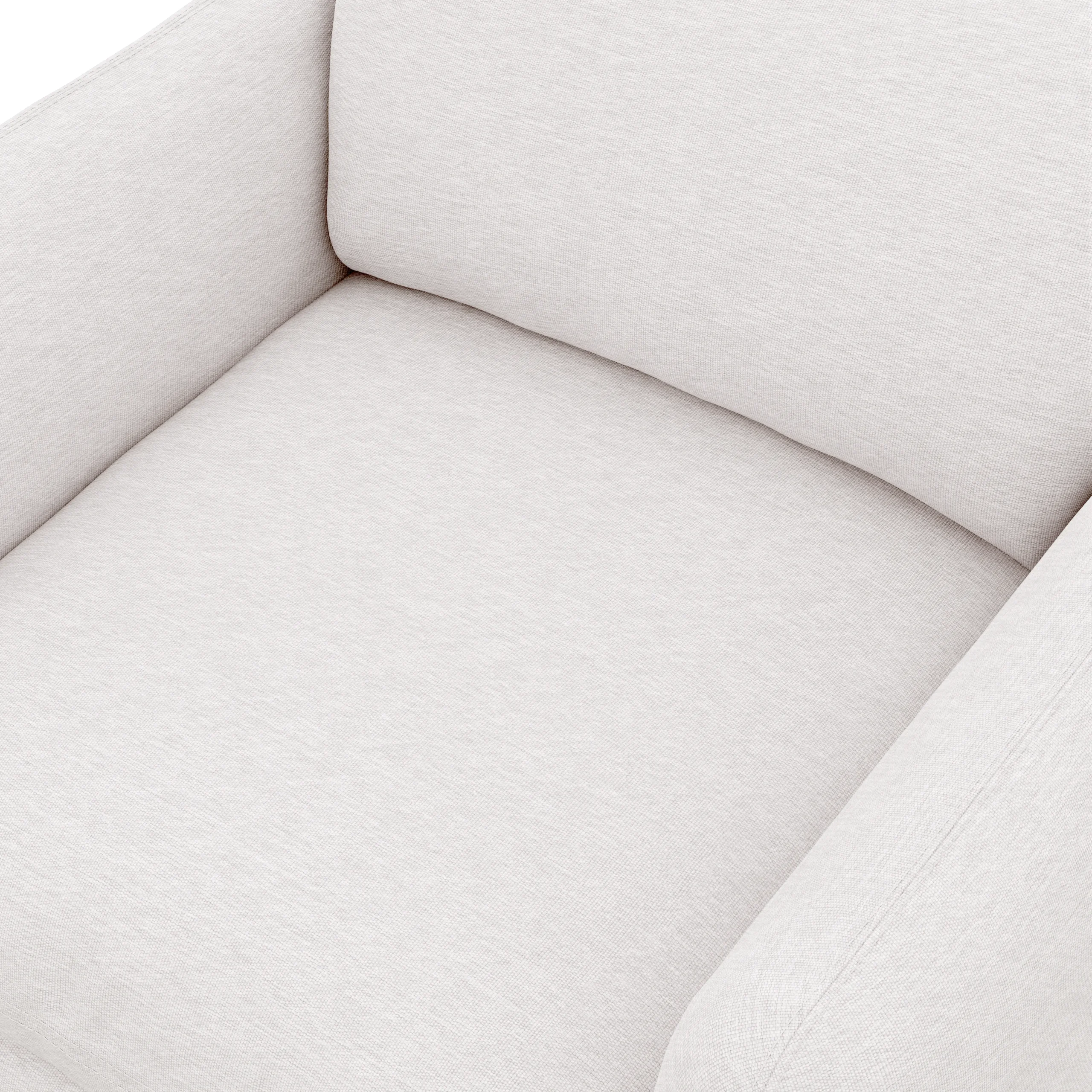 Leigh 42_ Lounge Chair - Silver Ivory - Image 5