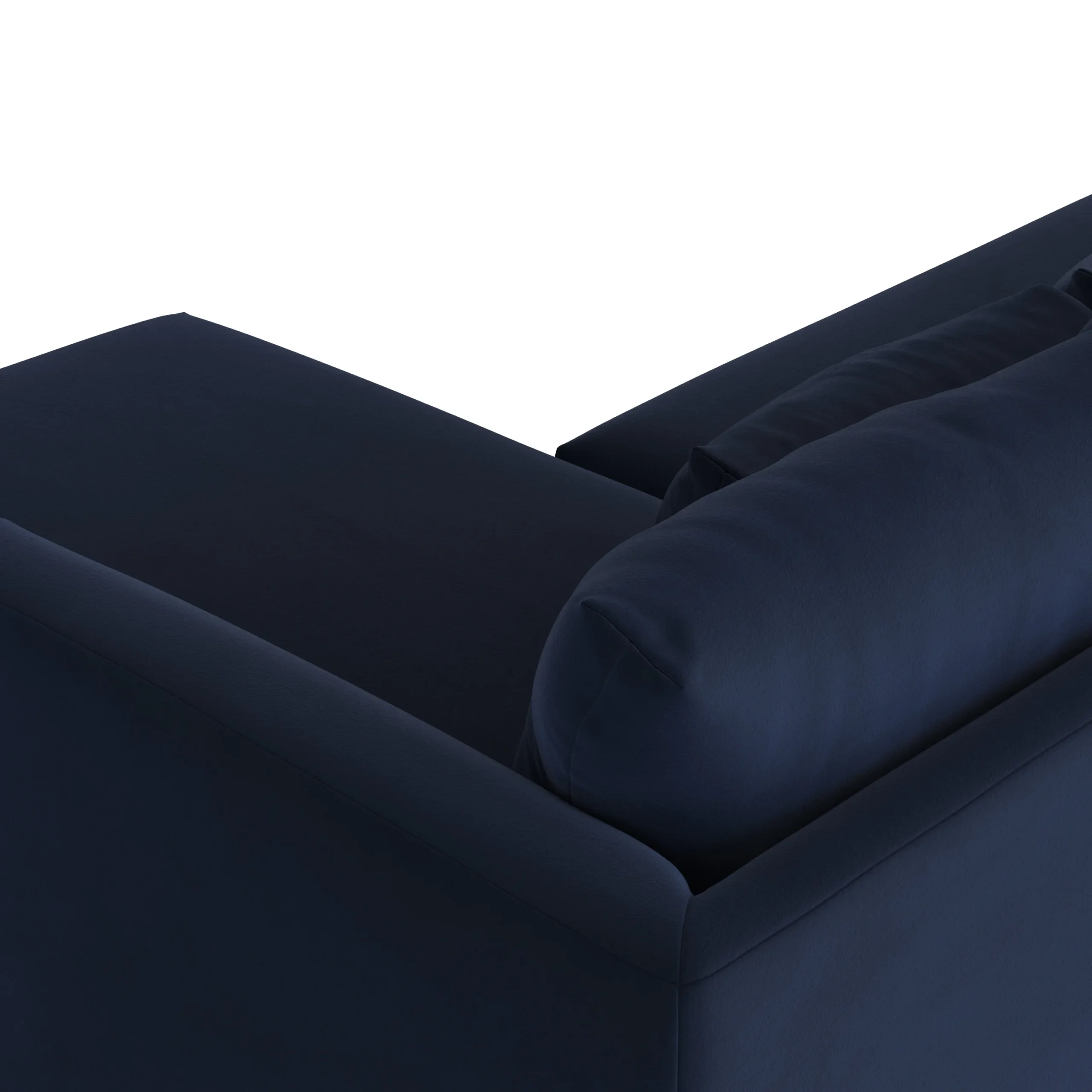 Marina 90_ Velvet Reversible Storage Sectional - Hale Ink - Image 9