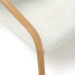 Lento 25_ Lounge Chair - Ivory Bouclé