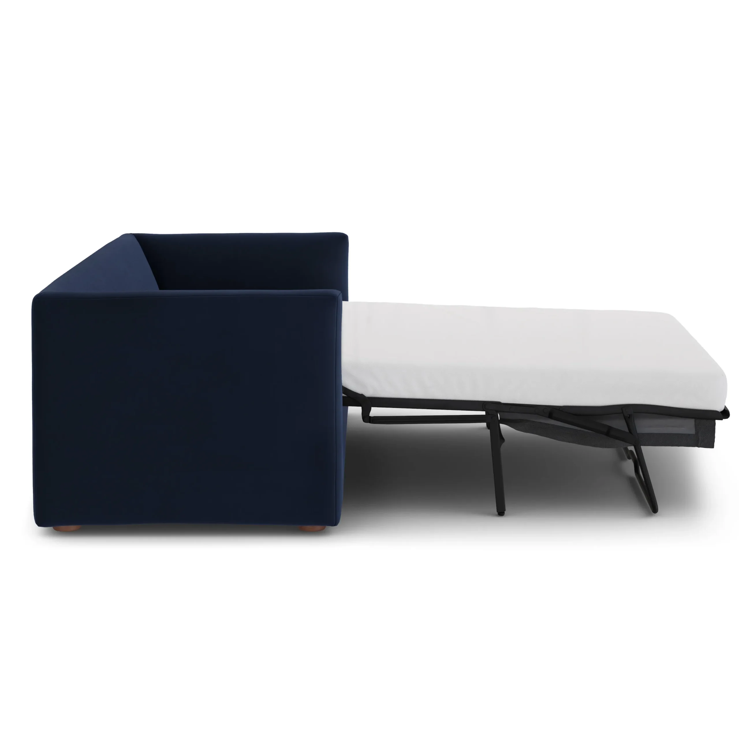 Marina 90_ Velvet Reversible Storage Sleeper Sectional - Hale Ink - Image 9