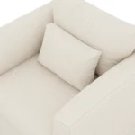 Marina 38_ Lounge Chair - Ivory Wool Bouclé