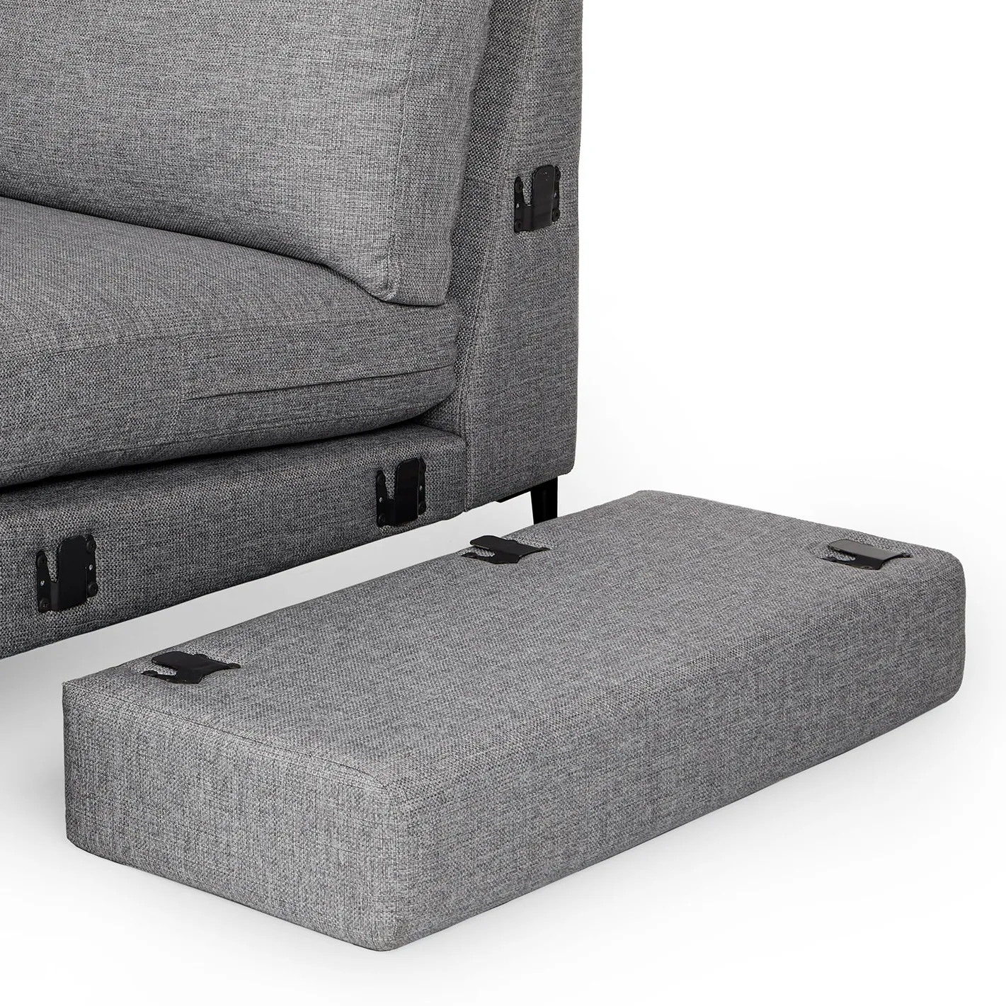 Nova 114_ Reversible Sectional - Gravel Gray - Image 9