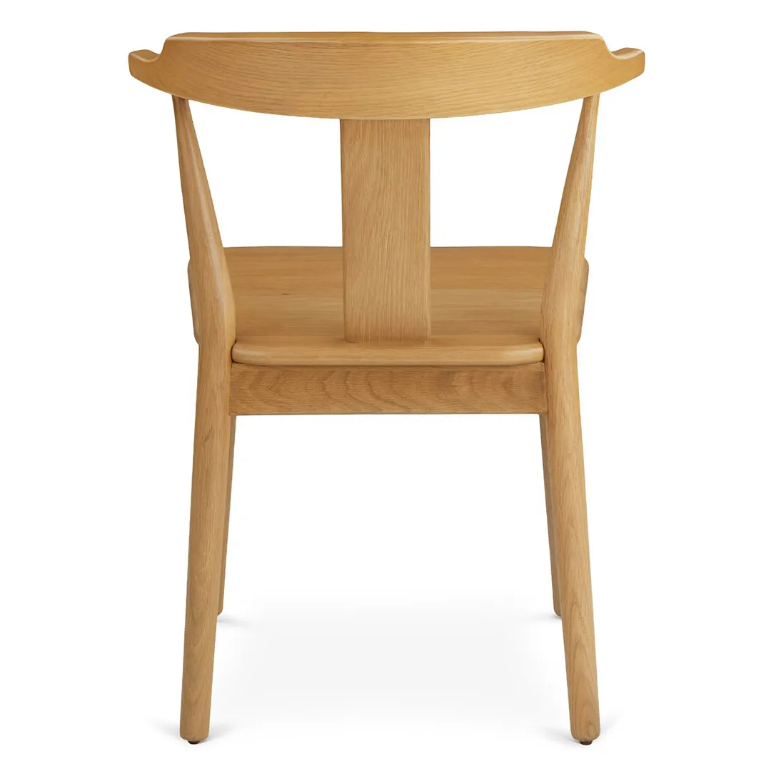 Morton Dining Chair - Oak - Image 9