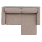 Riley 84_ Reversible Storage Sectional - Napa Quartz