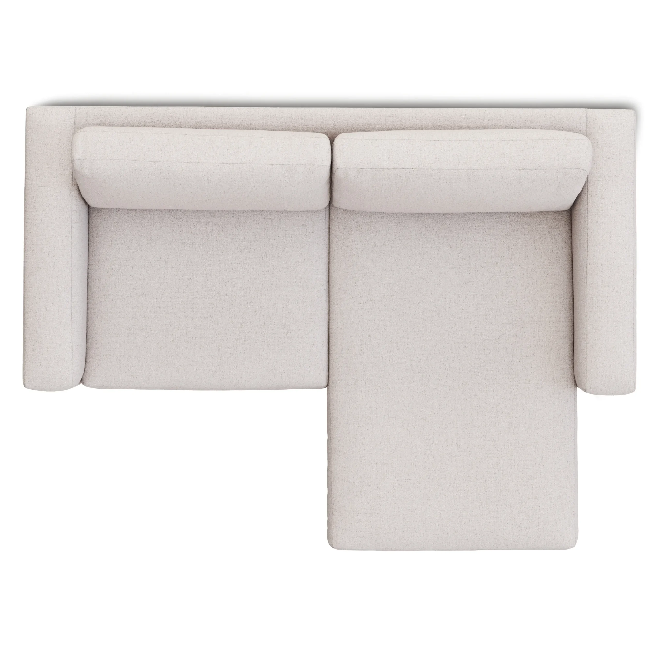 Riley 84_ Reversible Storage Sectional - Napa White - Image 9