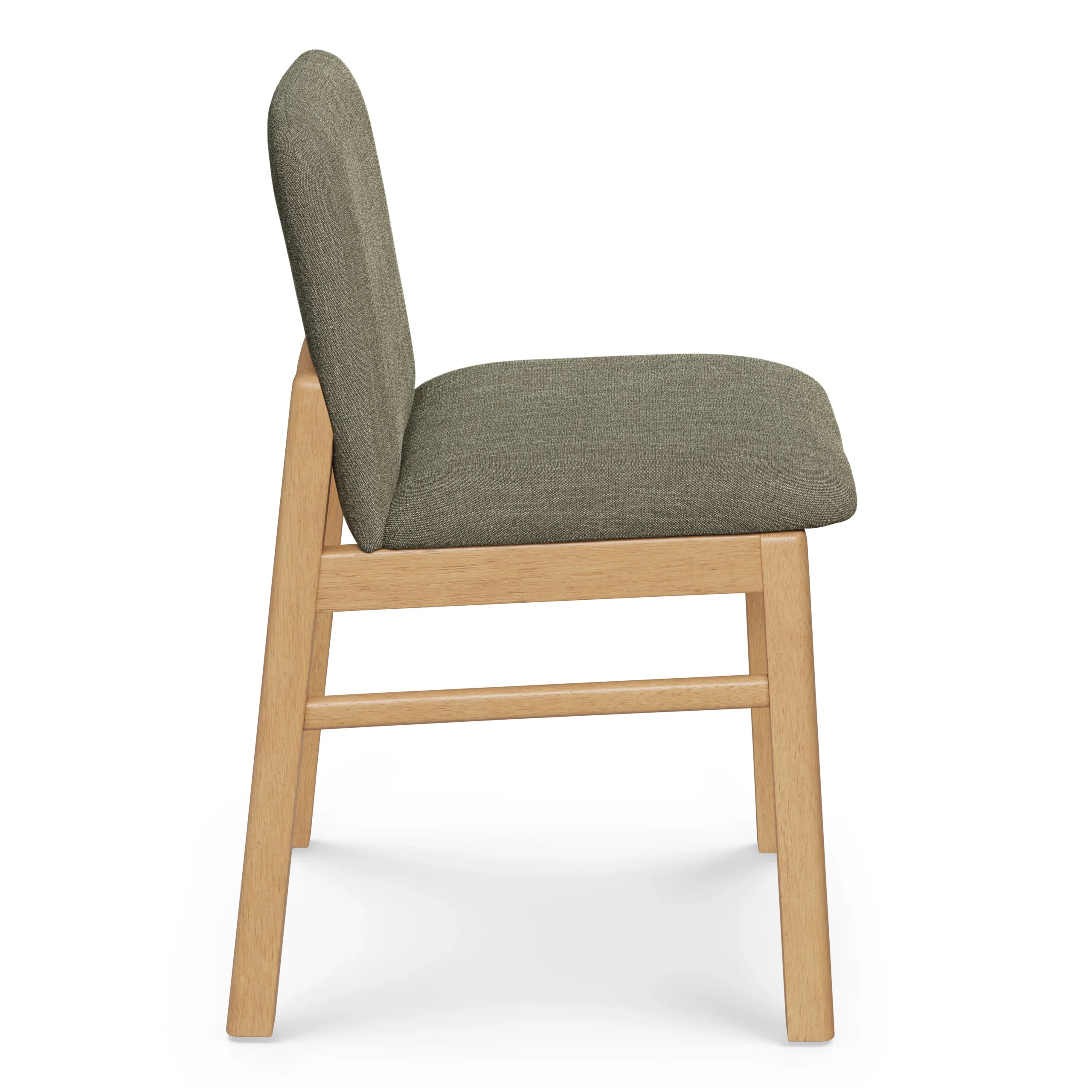 Mikkel Dining Chair - White Oak and Algonquin Green - Image 9