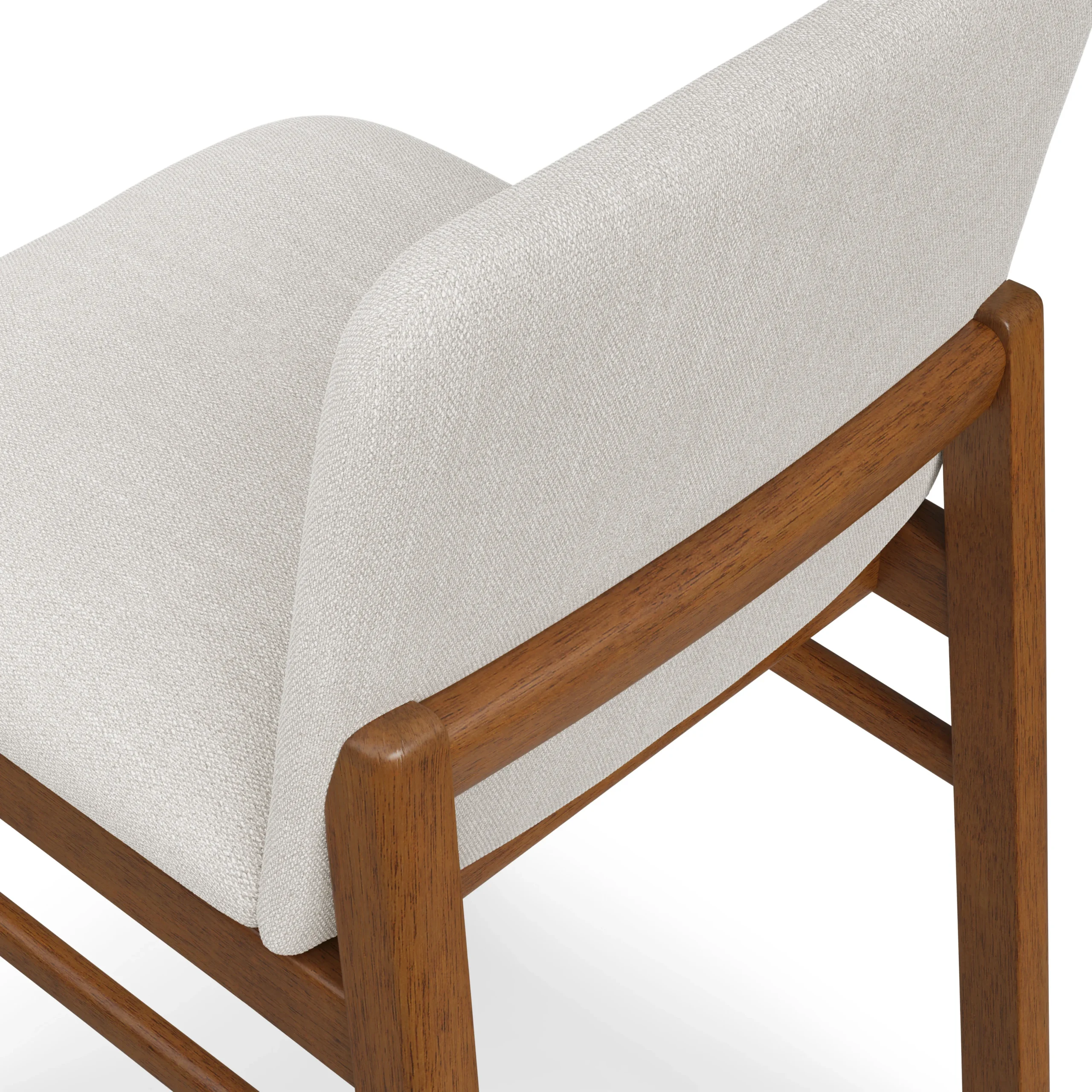 Mikkel Dining Chair - Walnut and Santolina Gray - Image 9