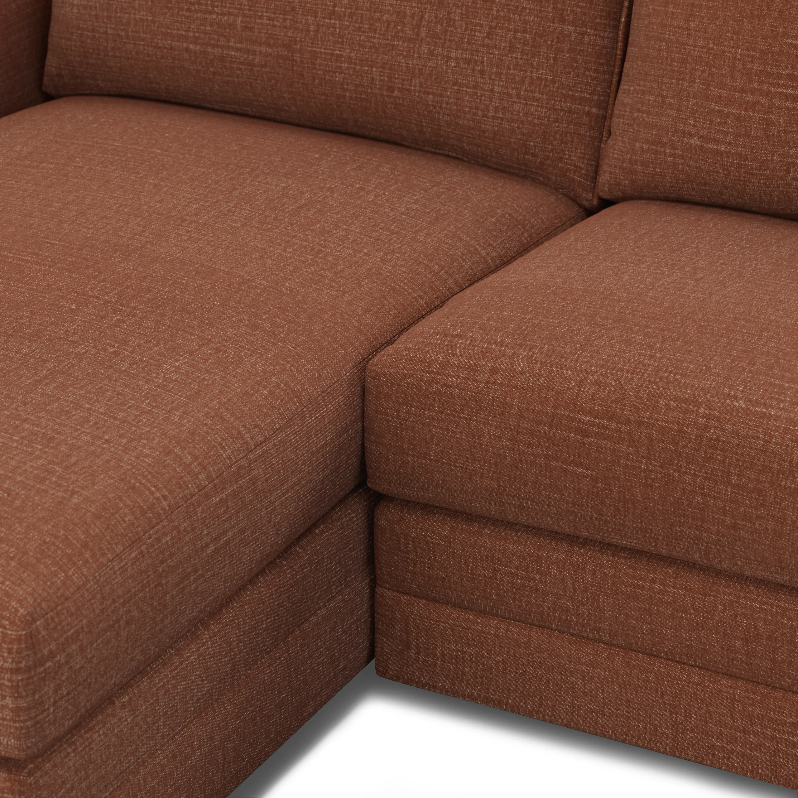 Riley 118.5_ Left Sectional - Napa Rust - Image 9