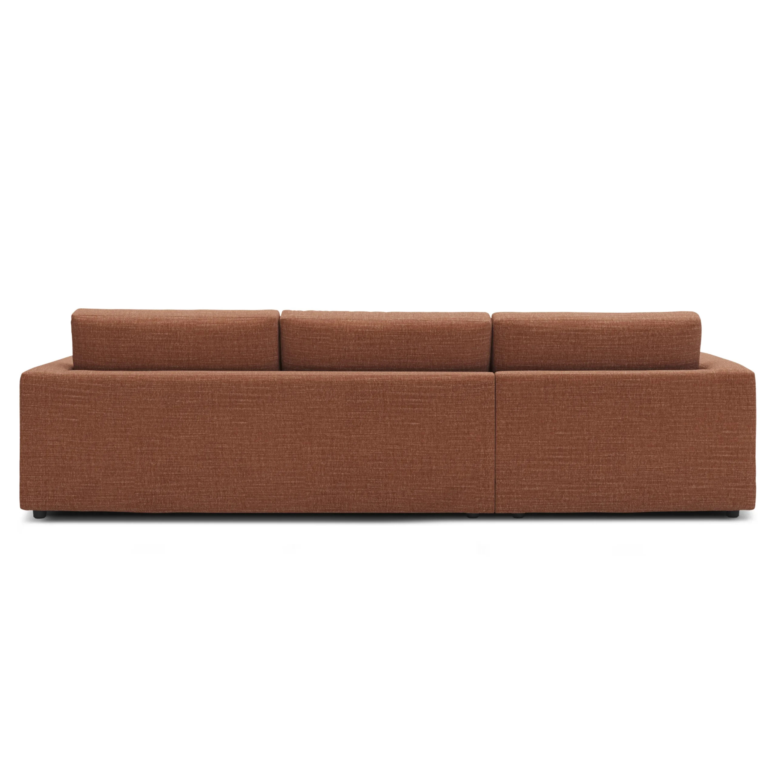 Riley 118_ Left Storage Sleeper Sectional - Napa Rust - Image 9