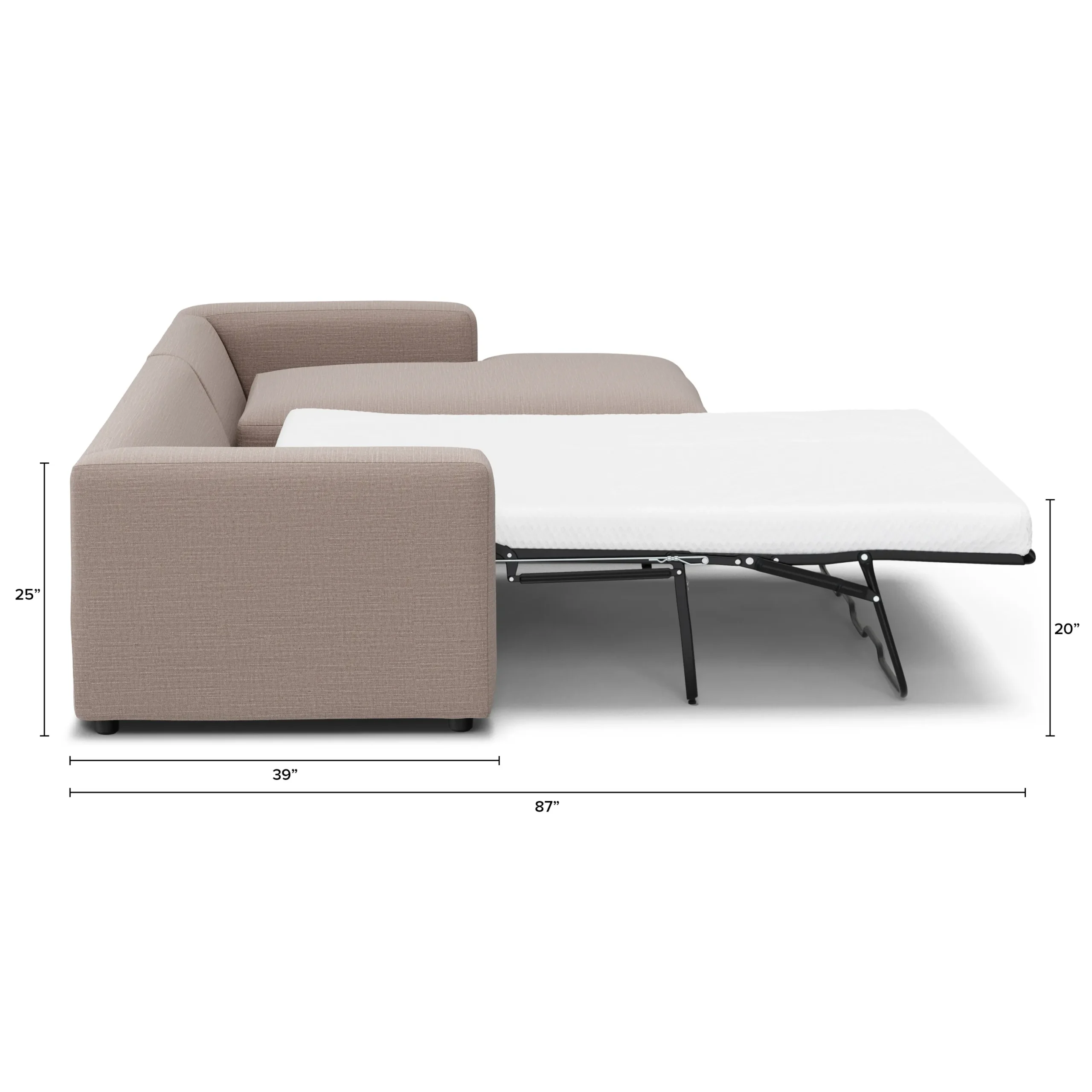 Riley 118_ Right Storage Sleeper Sectional - Napa Quartz - Image 6