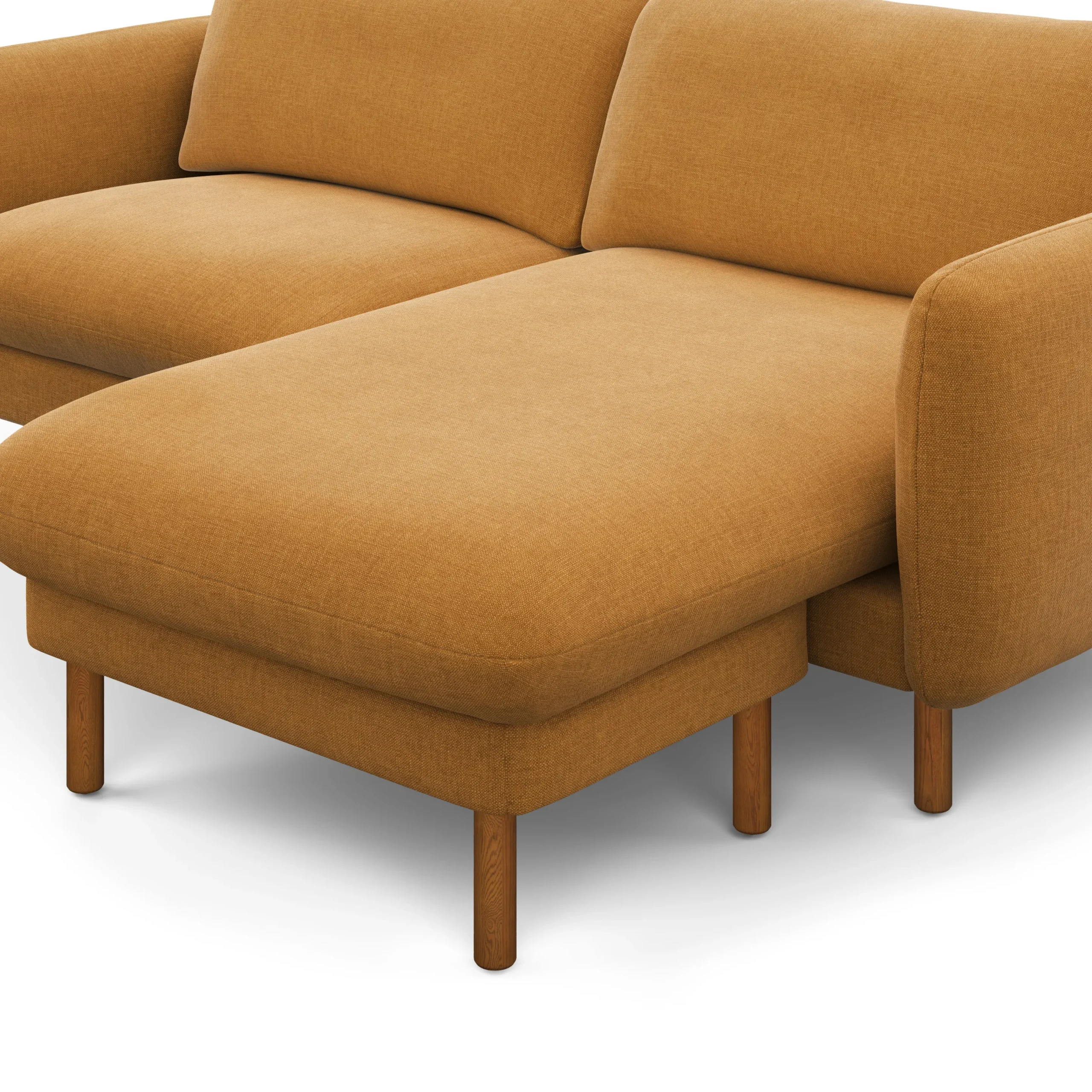 Sanders 85.5_ Reversible Sectional - Hestia Ginger - Image 9