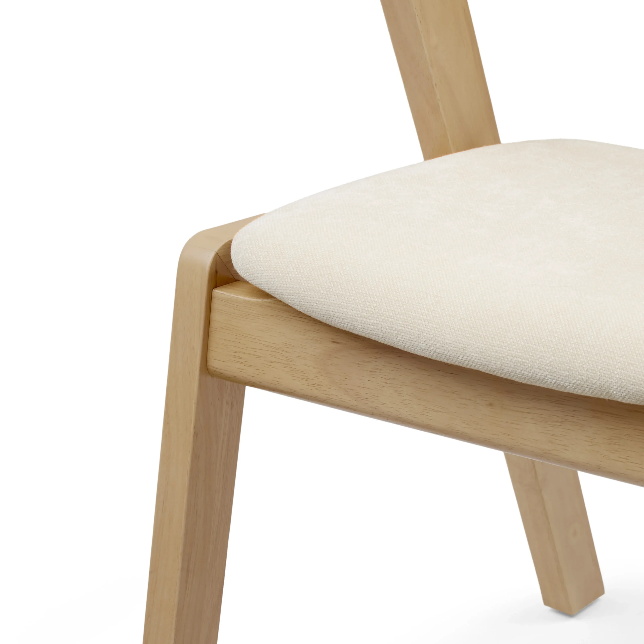 Meja Dining Chair - Oak and Bristol Ivory - Image 9