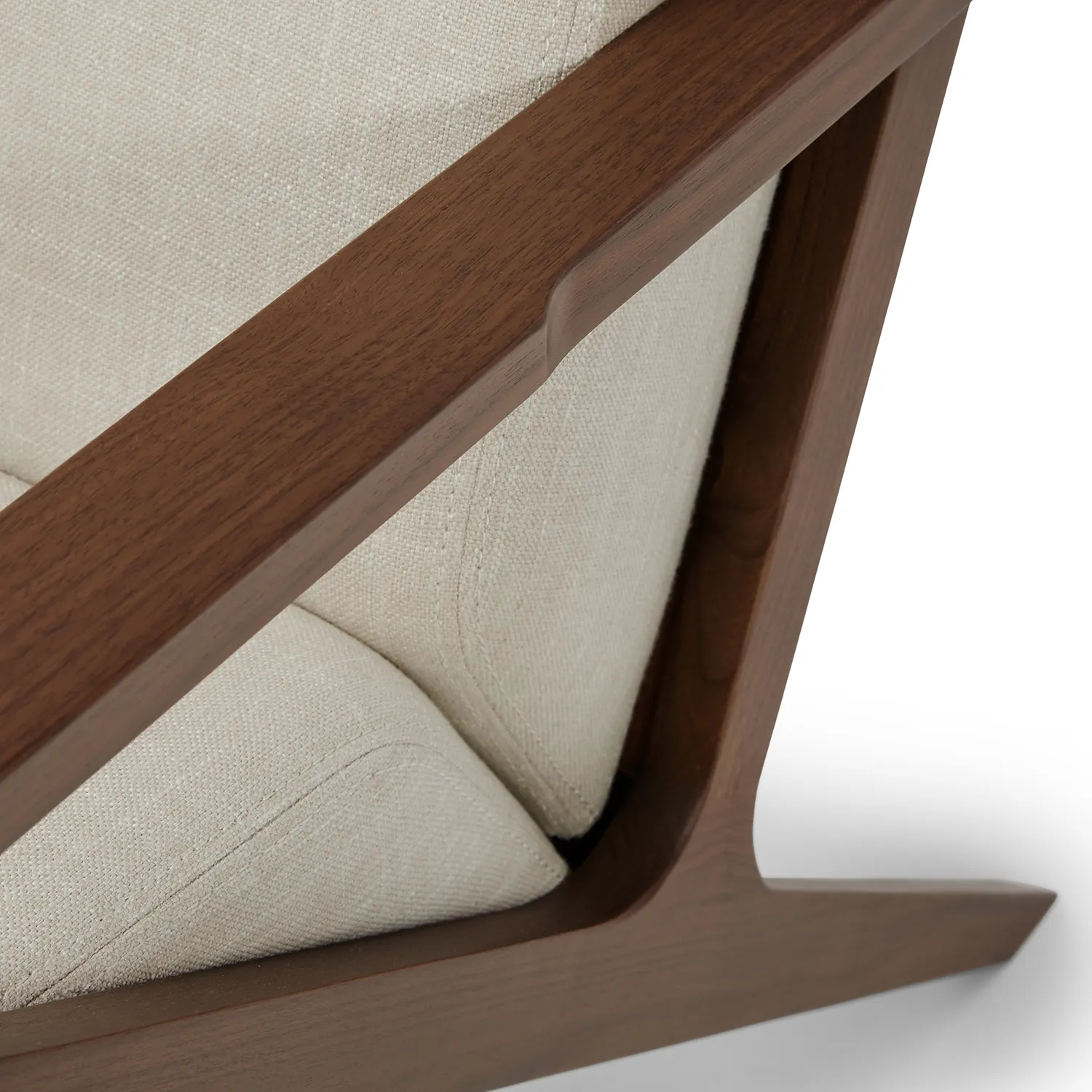Otio 26_ Lounge Chair - Walnut and Welsh Taupe - Image 8