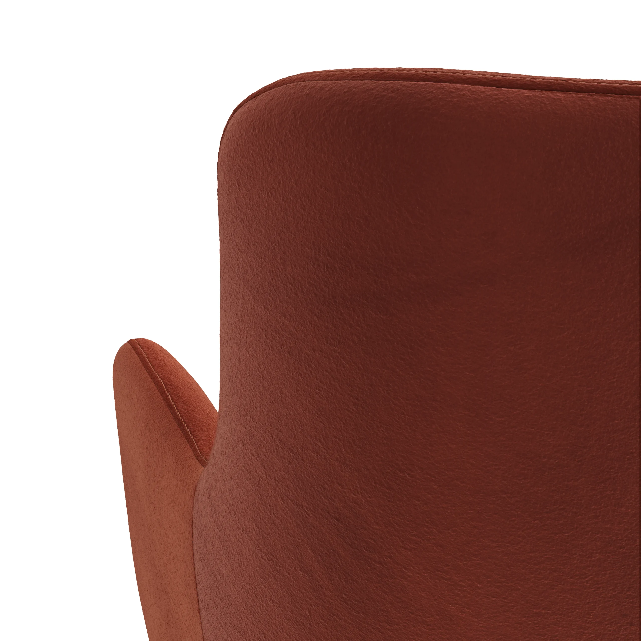 Harris Velvet Dining Armchair - Hale Rust - Image 9