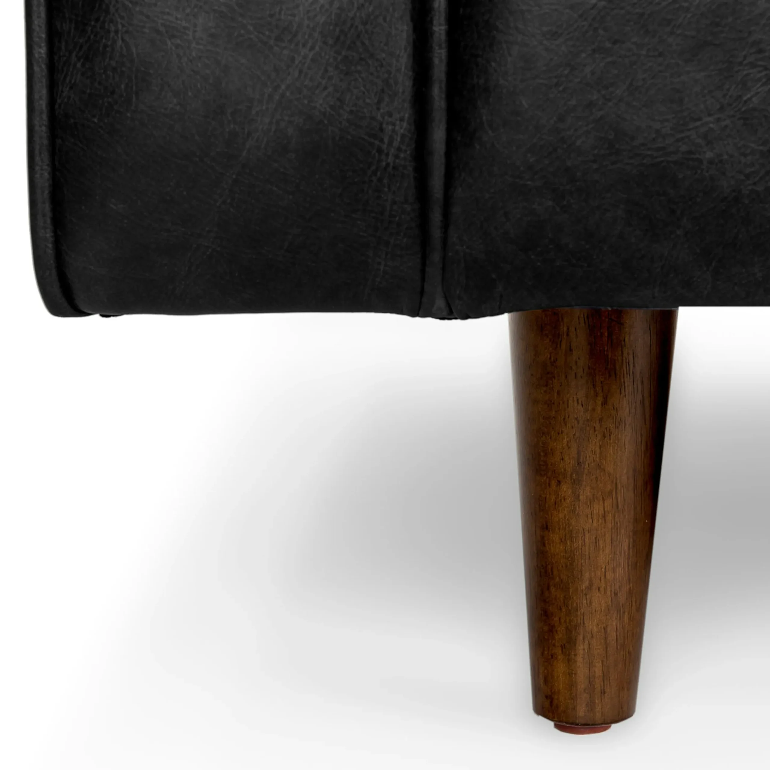 Sven 100_ Tufted Leather Left Sectional - Oxford Black - Image 9