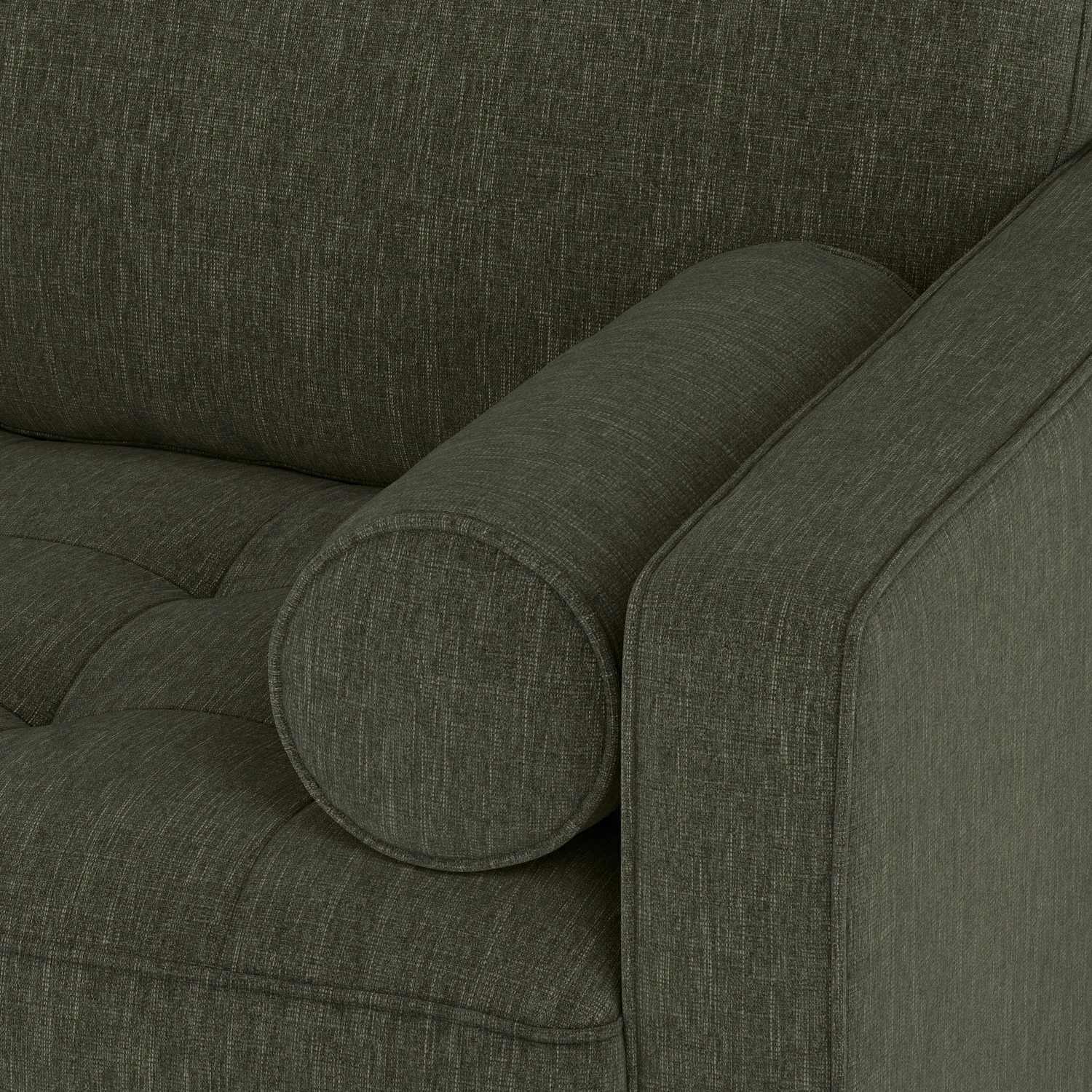 Sven 100_ Tufted Left Sectional - Fir Green - Image 9