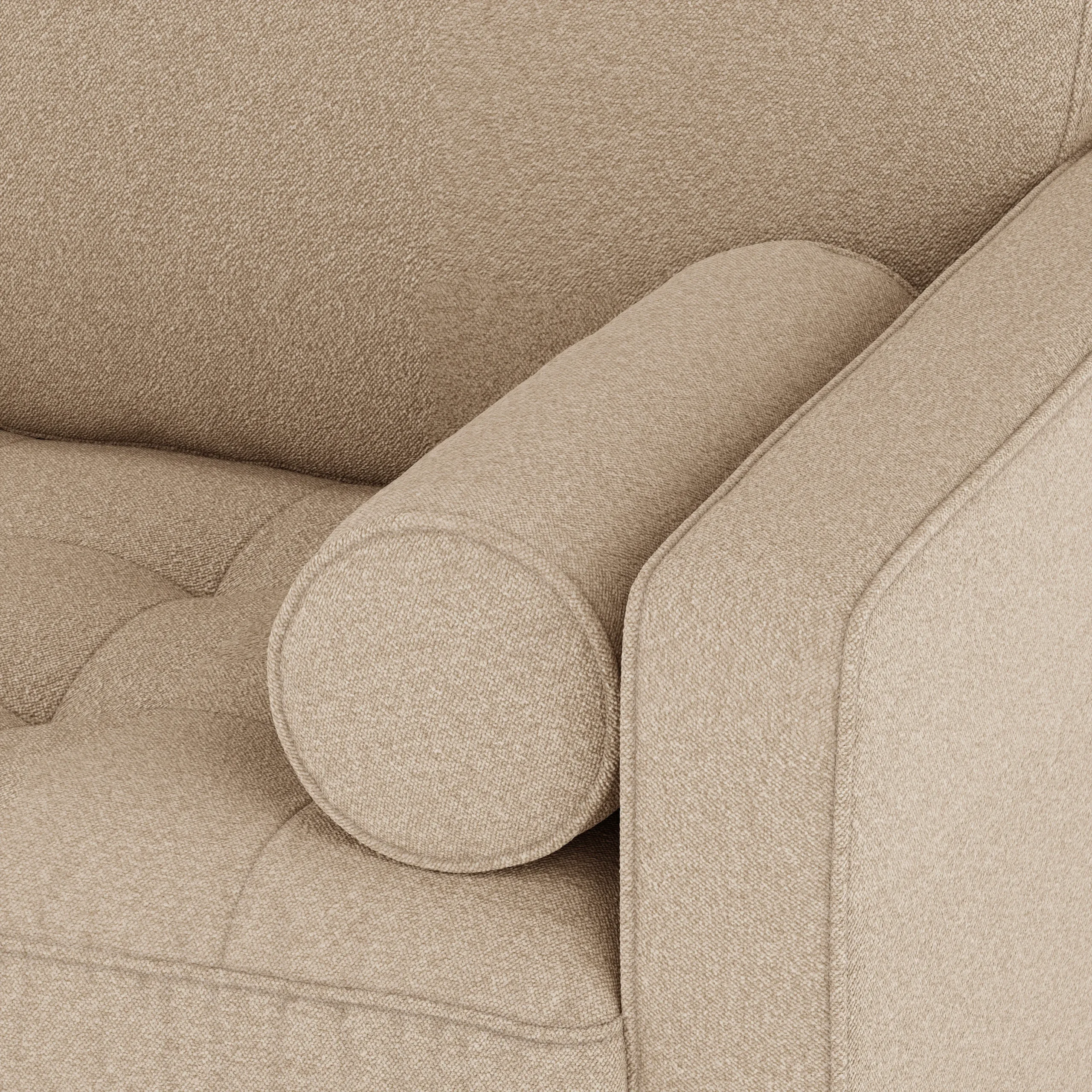 Sven 100_ Tufted Left Sectional - Ratine Buff - Image 9