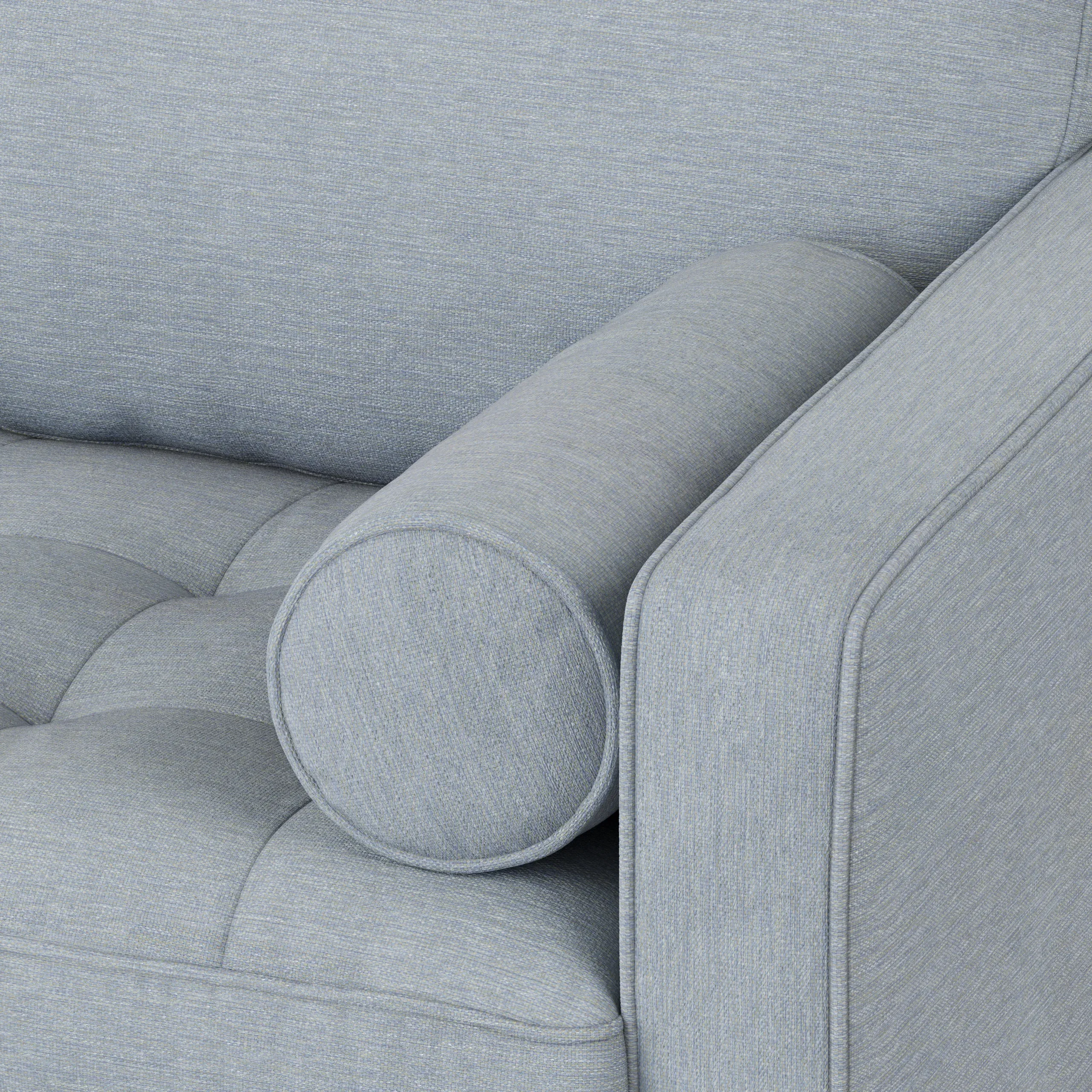 Sven 100_ Tufted Left Sectional - Silver Light Blue - Image 9