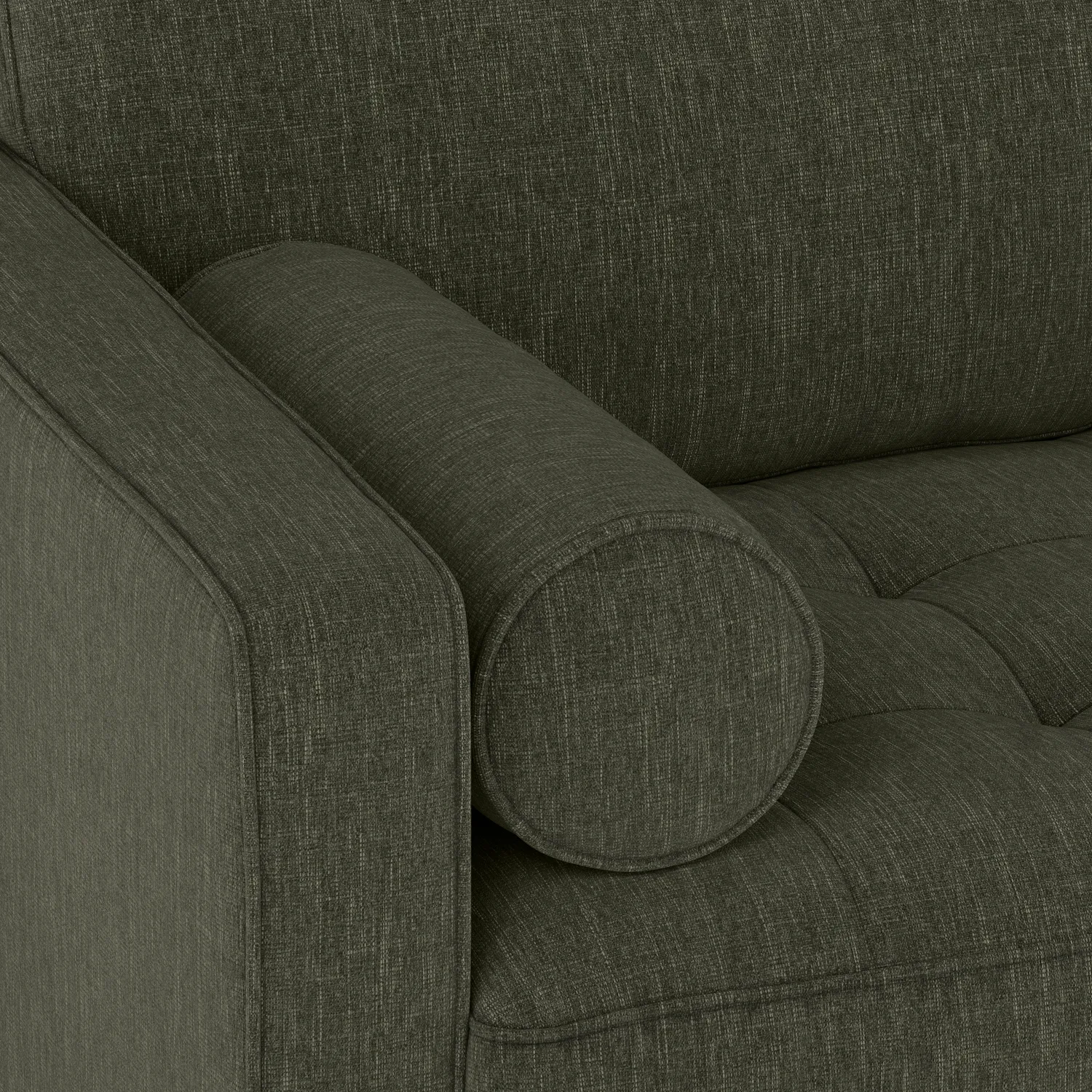 Sven 100_ Tufted Right Sectional - Fir Green - Image 9