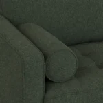 Sven 100_ Tufted Right Sectional - Green Wool Bouclé