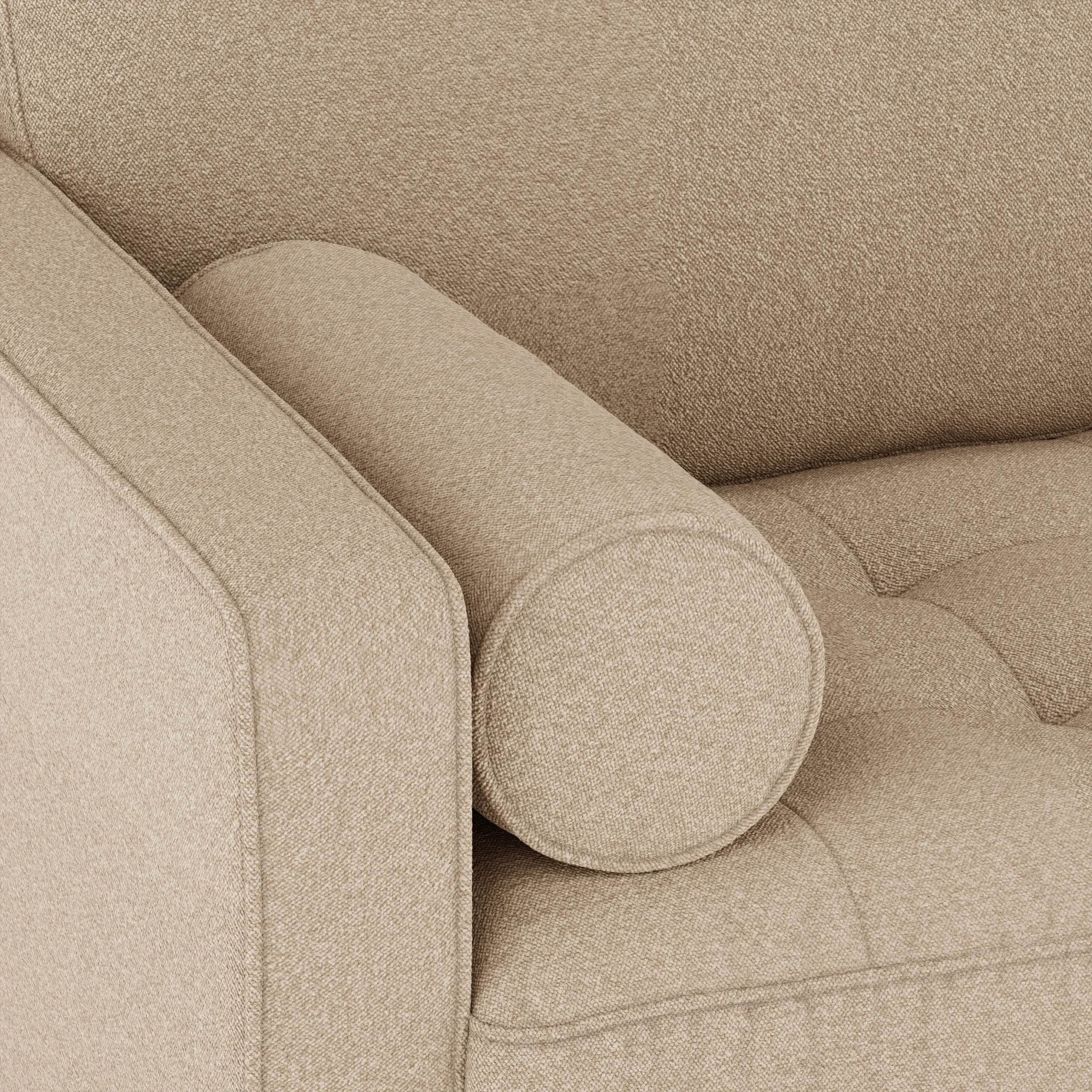 Sven 100_ Tufted Right Sectional - Ratine Buff - Image 9