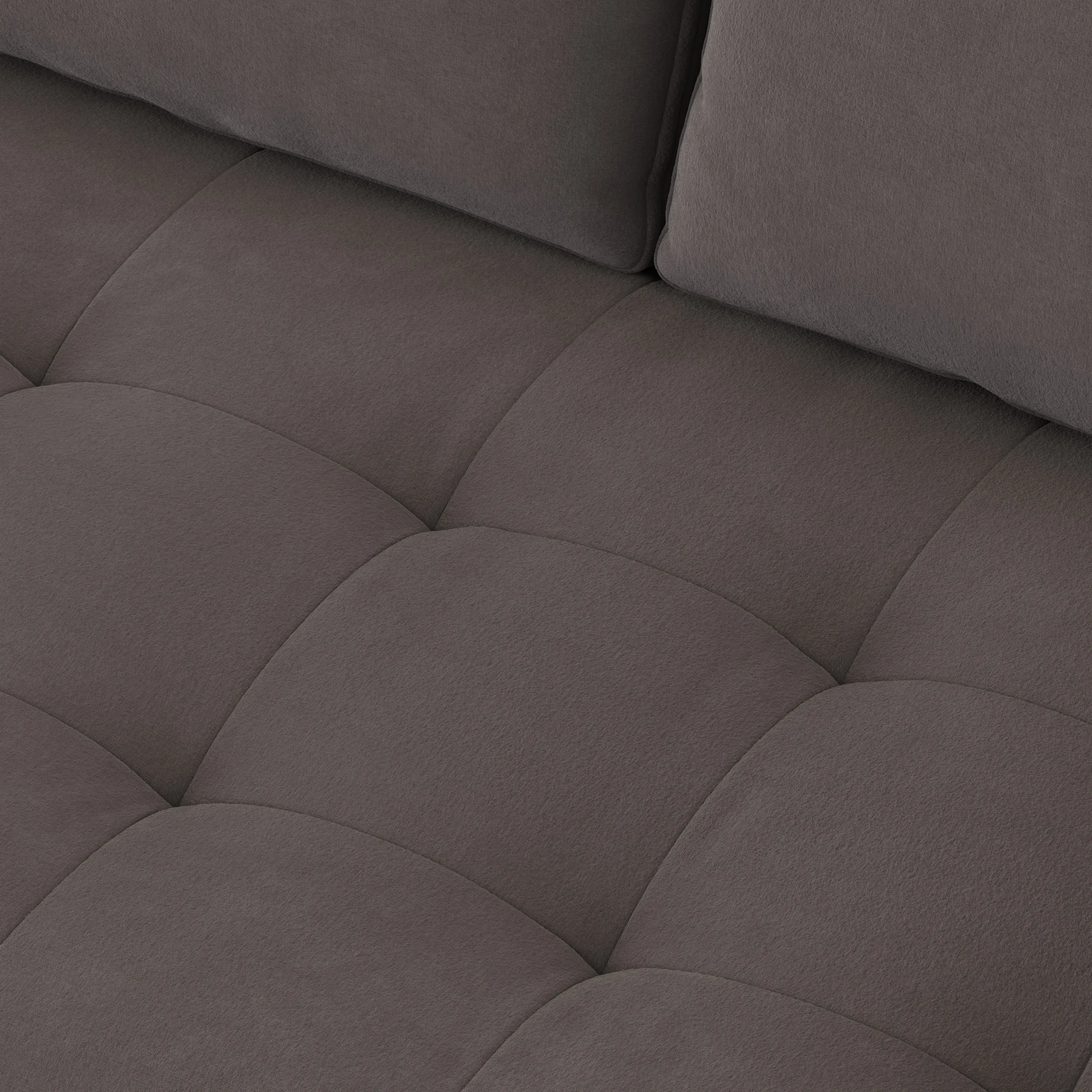 Sven 100_ Tufted Velvet Left Sectional - Hale Warm Gray - Image 9