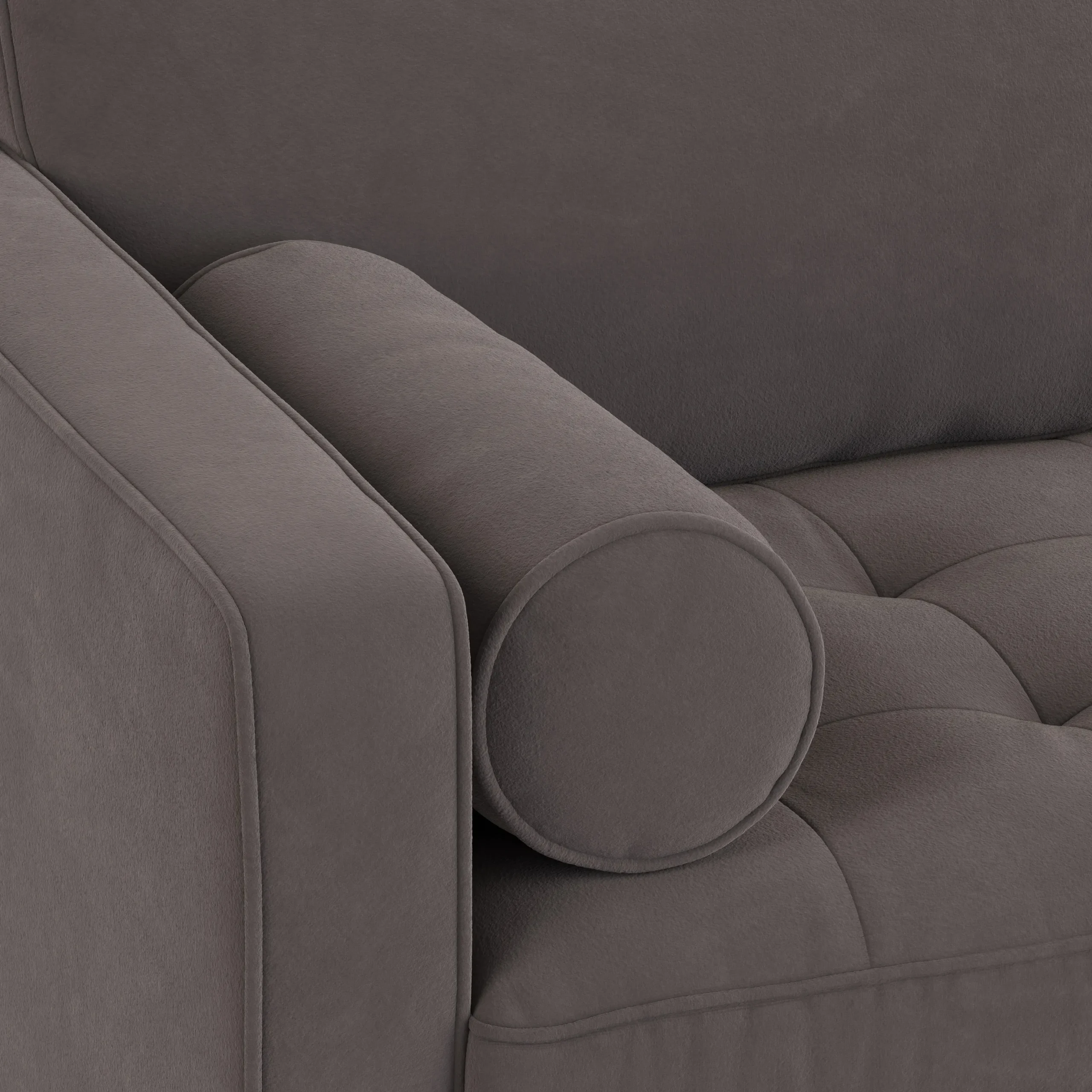 Sven 100_ Tufted Velvet Right Sectional - Hale Warm Gray - Image 9