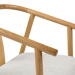Fonra Dining Chair - Oak and Santolina Gray