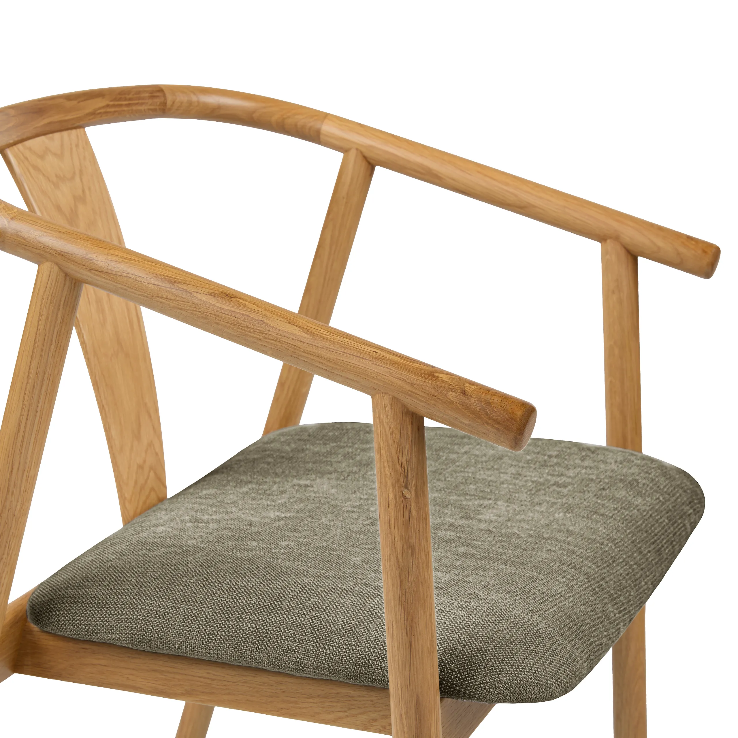 Fonra Dining Chair - Oak and Algonquin Green - Image 10